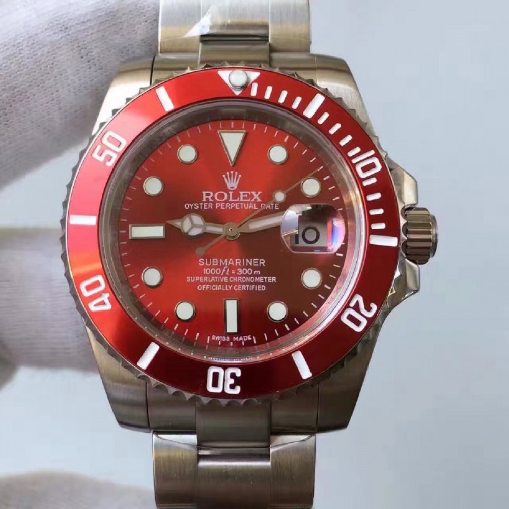 Red best sale face submariner