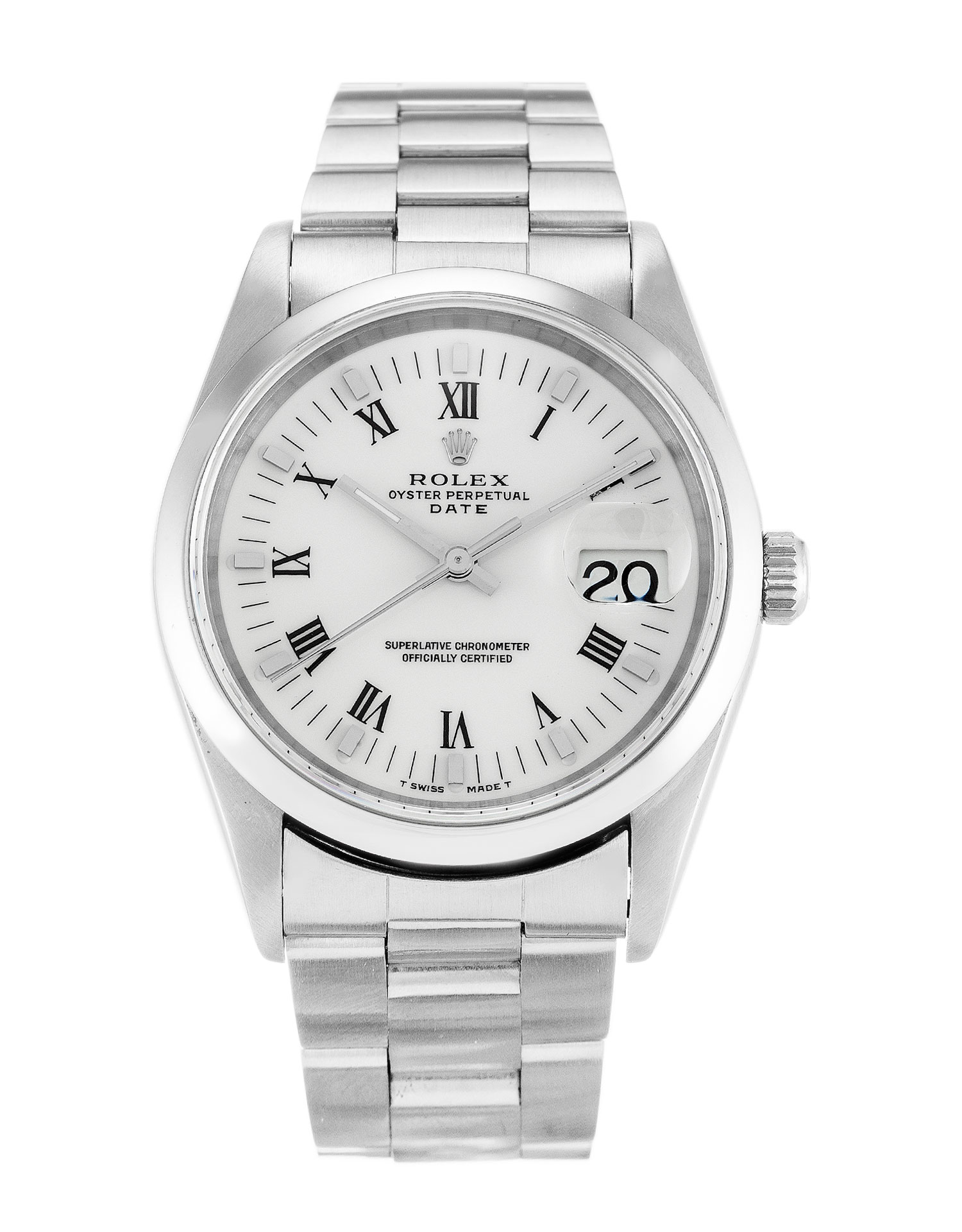 rolex oyster perpetual datejust bianco